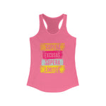 Motivational Women's Racerback Tank Top - "Supera Excusas, Supera Límites"