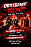 BOOTCAMP CON DEFENSA PERSONAL